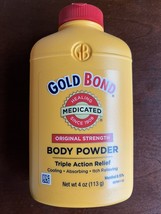 Gold Bond Body Powder Medicated Triple Relief 4 oz WITH TALC Original Formula - £22.46 GBP