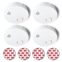 Siterlink Smoke Detectors 10-Year Battery Operated, Photoelectric Sensor Smoke A - £73.51 GBP