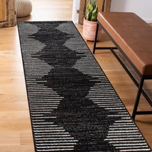 Rugshop Bohemian Stripe Stain Resistant High Traffic Living Room Kitchen... - $43.99