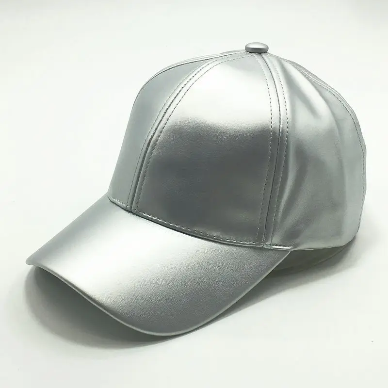 Girls Ladies Faux Leather hat Adjustable baseball cap Sun hats Men Adult Sports - £11.14 GBP+