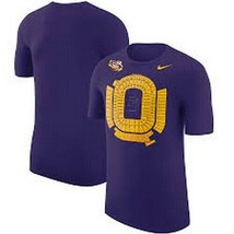 LSU Tigers Stadium Death Valley t-shirt by Nike NWT Geaux SEC College Football - £20.28 GBP