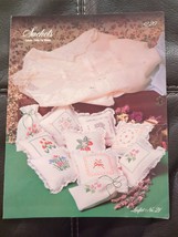 Sachets by Pat Waters  Country Crafts #21 -  8 Cross Stitch Patterns Flowers - $9.49