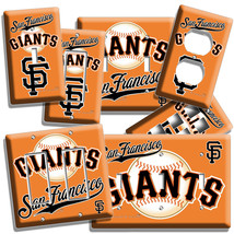 Sf San Francisco Giants Baseball Team Logo Light Switch Outlet Plate Mancave Art - £8.59 GBP+