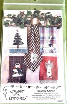 Country Kitchen Terry Hand Towel Applique Designs Caught Up in Stitches ... - $8.90
