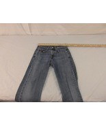 Childrens Girls Levi Strauss &amp; Co Loose Straight Blue Denim Jeans Great ... - $9.75