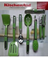 KitchenAid Cook&#39;s 7 Piece Culinary Utensil Set (Green) - $27.42 CAD