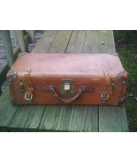 Antique/Vtg Luggage/Suitcase Pettibone Bros MFG Patent Dec.11,1906 Brown... - $150.00