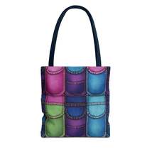 Denim Canvas Bag, Tote Bag Denim - £18.97 GBP+