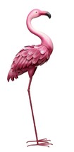 Southern Patio LDC-054641 35&quot; H Metal Flamingo Décor with Stake for Lawns - $49.18