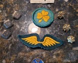 Vtg Assortment Girl Scout Brownie Pins Badges Patch Gold Wings Eagle Clo... - $19.95