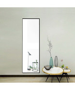 Full Length Mirror: 59x16&quot;, Black Frame - $2,037.03 MXN