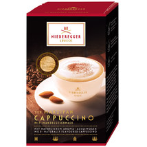 Niederegger MARZIPAN Cappuccino coffee -10 sachets-Made in Germany FREE SHIPPING - £13.93 GBP
