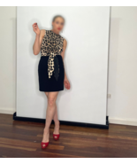 Classic Black Career Skirt Mini Skirt Designer Vintage Skirt - $215.72