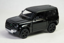 Kinsmart Diecast Land Rover Defender 90 Pull Back n Go Action Black Toy ... - £7.56 GBP