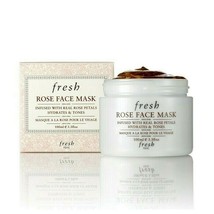 Fresh Rose Face Mask Hydrates Tones 3.3 oz / 100 ml Infused w/Real Rose ... - $32.98