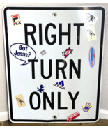 Metal Right Turn Only - White - Transportation Street Sign 30" x 24" - S... - $1,011.59 MXN Metal Right Turn Only - White - Transportation Street Sign 30" x 24" - S... - $1,011.59 MXN
