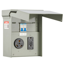 VEVOR Temporary Power Outlet Panel, 20 30 Amp, RV EV Electrical Outlet P... - $59.99