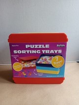 Puzzle Sorting Trays 7 Count Sturdy Sorting Trays Colored 1000 puzzle pi... - £7.55 GBP