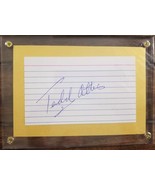 Teddy Atlas Signed Autographed 3x5 Index Card In Heavy Display Holder w/... - $27.32 CAD