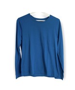 Long Sleeve Core T-Shirt Women&#39;s Teal Time and Tru NEW Knit Top - £10.35 GBP