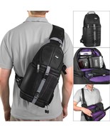 Sling Backpack for Photo Camera DSLR Mirrorless Cameras Canon Nikon Sony - £36.35 GBP