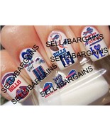 36 New 2025 Buffalo Bills 18 Different Designs》Salon Quality Nail Art De... - $17.75