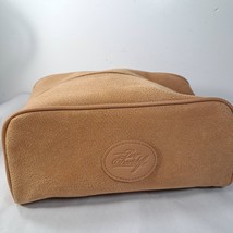 Vintage Zino Davidoff Men&#39;s travel bag dopp kit toiletry Zip Up Brown ta... - $35.00