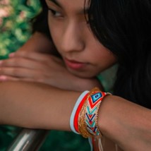 Le bracelets for women jewellery gift for her ethnic handmade beads woven bracelet 2021 thumb200