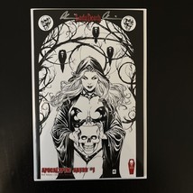 Lady Death: Apocalyptic Abyss #1 Raw Edition LID to 400 Brian Pulido Sig... - $49.49