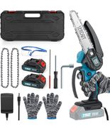 SENDRY Mini Chainsaw 6-Inch, Powerful Cordless Rechargeable Handheld, Ca... - $37.99