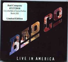 Bad Company - Live In Boston 07 / 27 / 2010 ( 2 CD SET ) ( Bank of America Pavil - £24.26 GBP