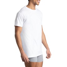 6 PACK - Fruit of the Loom Men&#39;s CoolZone Crew Undershirts White - LARGE - £19.90 GBP