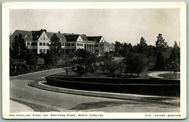 Highland Pines Inn Southern Pines NC North Carolina UNP WB B&amp;W Postcard H1  - £3.53 GBP