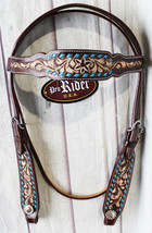 Horse Saddle Tack Bridle Western Leather Headstall  78164HB - $49.49