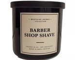 LEOBEN CO Barber Shop Shave 17 oz Soy Wax 2 Wick Candle Masculine Scent New - £27.33 GBP