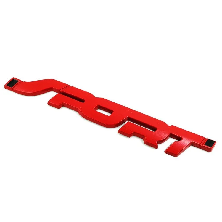 3D Chrome Metal Sticker Car Styling Sport Word Letter Logo Emblem Badge Decal St