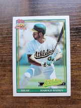 1991 Topps #166 Harold Baines - Oakland Athletics - MLB - £1.56 GBP