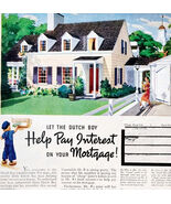 1937 Dutch Boy Lead Paint Advertisement National Lead Company Vintage DWQQ5 - $909.70 MXN