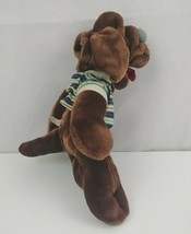 Vtg 1981 Ganzbros Wrinkles The Dog Hand Puppet 18&quot; Plush W/ Leather Tag #5040464 - £19.37 GBP