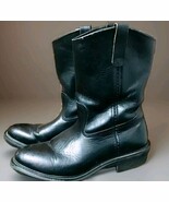 Vintage Red Wing Electrical Cowboy Leather Boots Black US 10D - $247.50