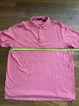 Simply Southern 2XL Shirt Mens Salmon Coral Polo Pullover Short Sleeve Soft - £15.06 GBP