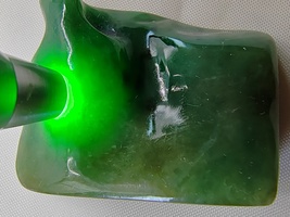Icy Ice Fruit Green Burma Jadeite Jade Polished Rough Stone # 25 gram# 129 carat - £761.23 GBP