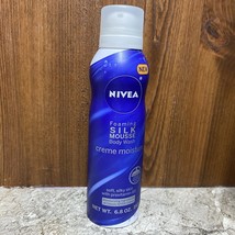 Nivea Foaming Silk Mousse Body Wash Creme Moisture Soft Silky Skin 6.8.oz - $11.89