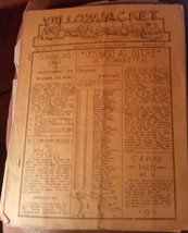 Young High School Knoxville TN Student Newspapers 1940-1941 &quot;Yellowjacket&quot; - £23.18 GBP