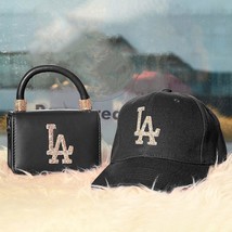 LA Bag And Cap 2022   Small PU  Purse And Handbags Matching Hat Set Wome... - £68.88 GBP
