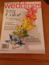 Martha Stewart Weddings # 47 In Love with Color; Dresses; Cakes Winter 2009 NF - £14.12 GBP
