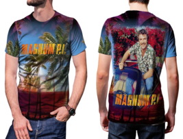 Magnum P I 80s Tv show T-Shirt Tees  For Men - £17.15 GBP