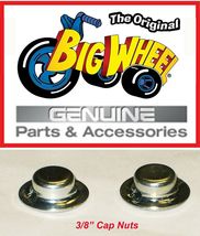 Replacement Pair of 3/8&quot; Cap Nuts for the The Original Big Wheel 16&quot; Trike  - £7.07 GBP