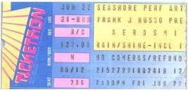 Vintage Aerosmith Ticket Stub Juin 22 1990 Vieux Orchard Plage Maine - $41.51