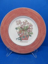 Wedgwood Sarah&#39;s Garden Queens Ware 8 1/4&quot; Primula Auricula Salad Plate - £15.98 GBP